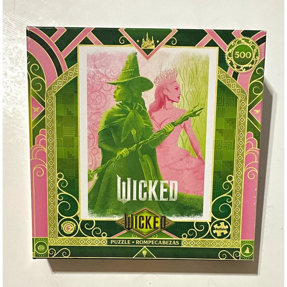 Wicked Pink Goes Good With Green 500 Piece Puzzle Buffalo Games Sealed
